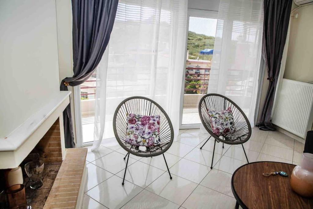 Lavrio Seaview 2Bdr Apt 4 Min Dive From The Sea Luaran gambar