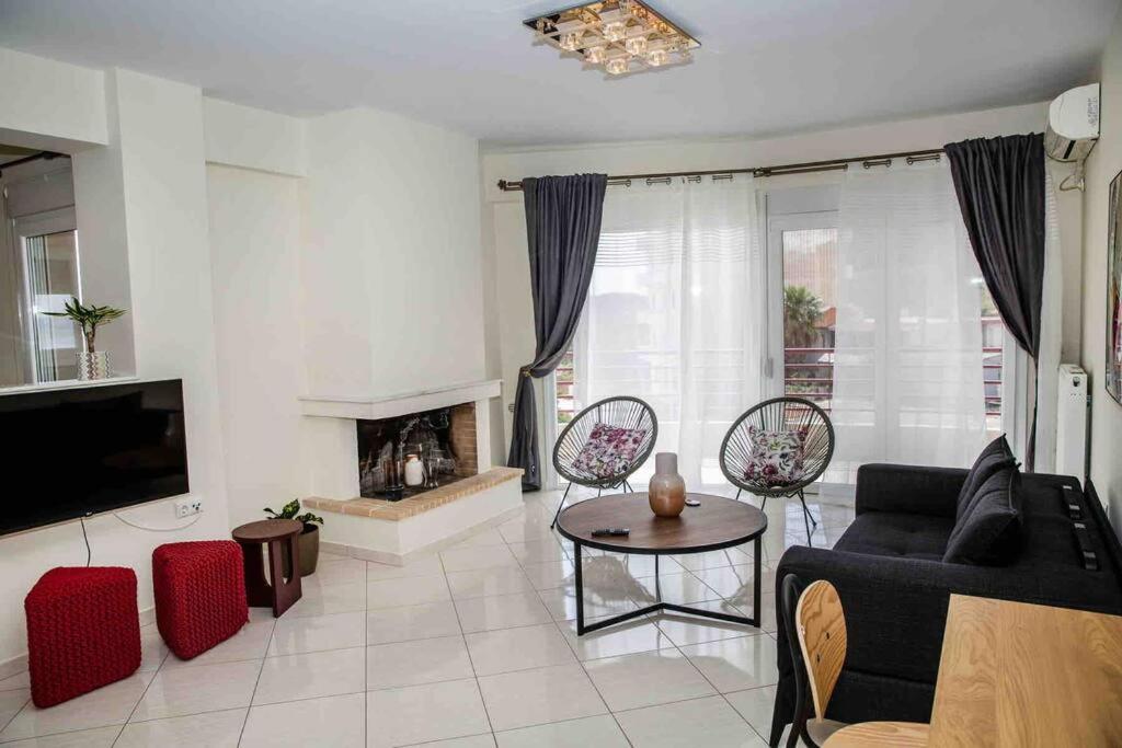 Lavrio Seaview 2Bdr Apt 4 Min Dive From The Sea Luaran gambar